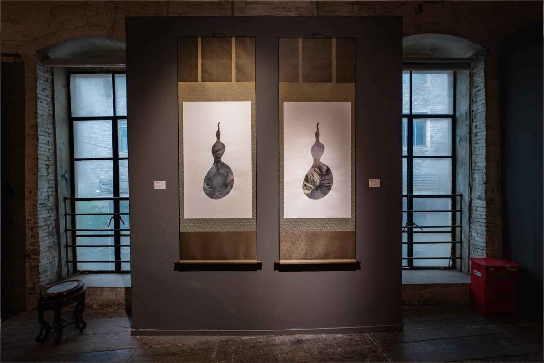 Ice paintings displayed in Shanghai